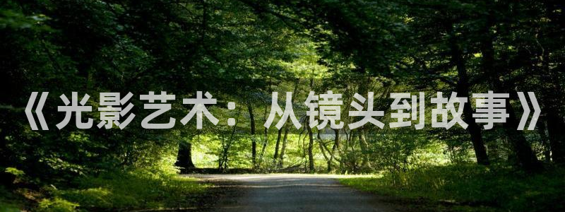 超碰在99：《光影艺术：从镜头到故事》